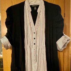 Long 1 piece, Blazer Style Shirt